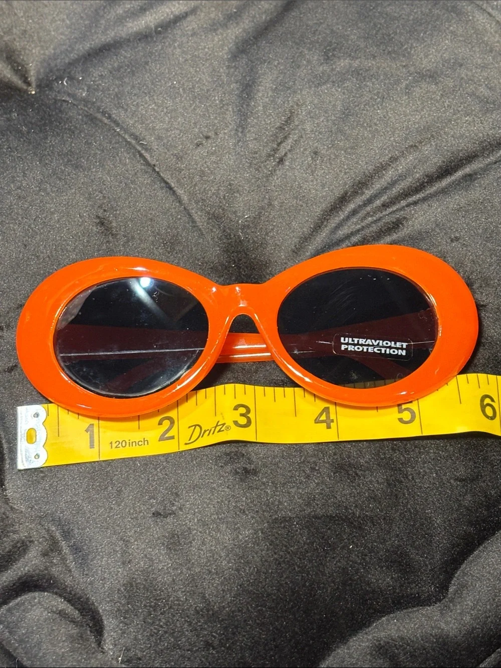 KB sunglasses vintage inspired vibrant orange frame western sunglasses 60s look - Picture 6 of 7
